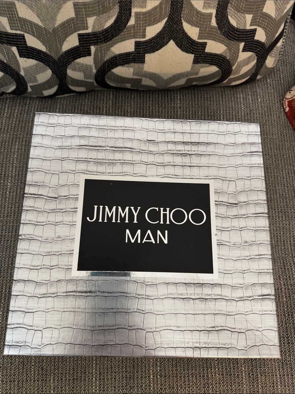 Jimmy Choo Man Metallic Silver Gift Box